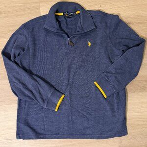 Mens Polo Assn Quarter Zip
